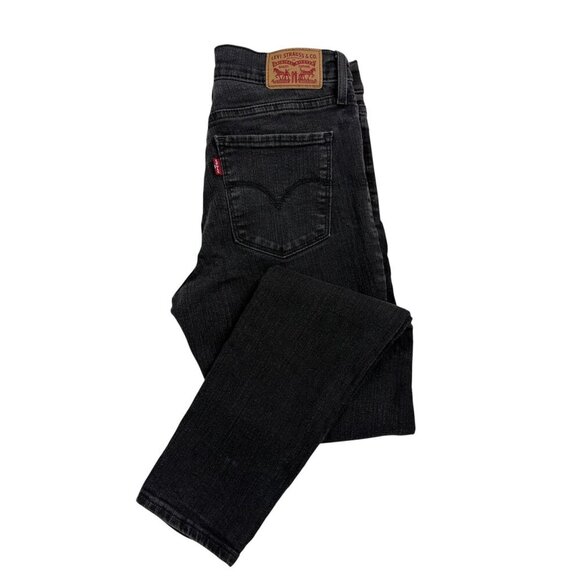 Levi’s 711 Skinny Jeans Women’s Black Wash – Size W27 L28 (US 4) - Picture 3 of 16